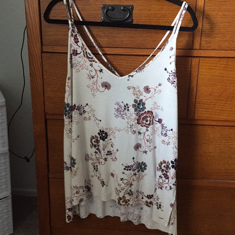 American Eagle  tank top with criss cross back